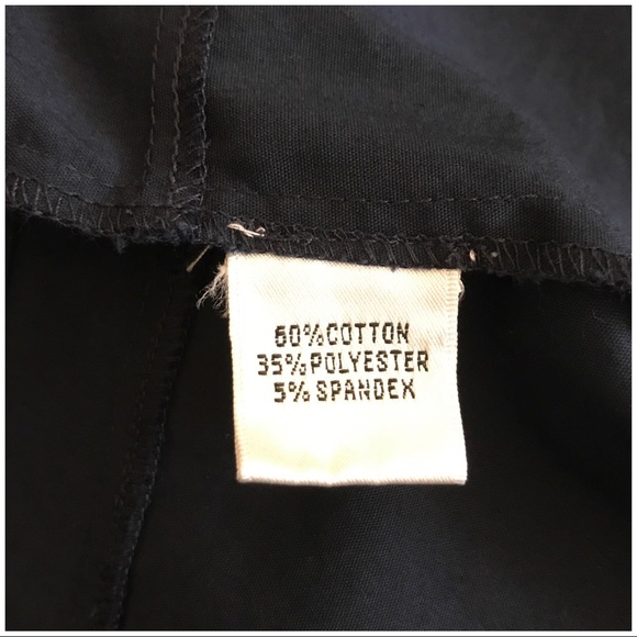 Talbots Petites Navy Blue Button Down Blouse Sz 6 - Picture 5 of 6