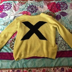 Forever 21 green sweater fleece