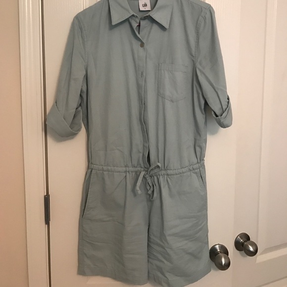 Cabi Alexia Romper Blue Small - Picture 1 of 3