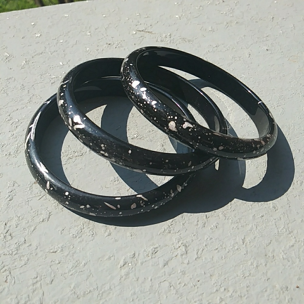 Splatter Bangle Bracelets