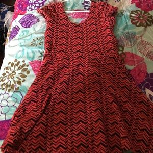 Hot pink dress worn once