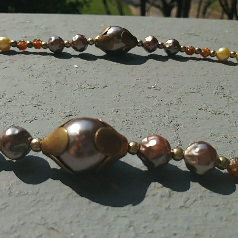 Long Pearly Necklace