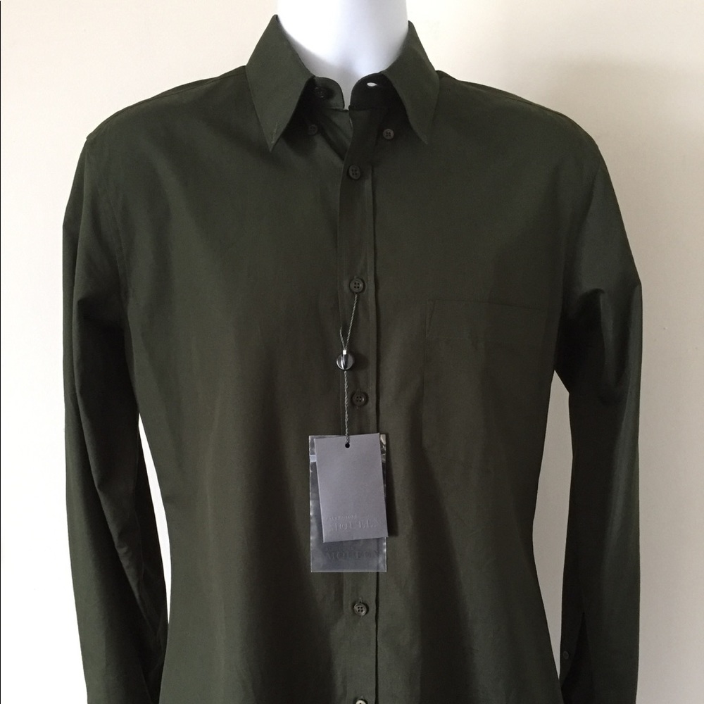 Alexander McQueen dark green shirts Small