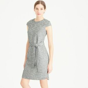 J. Crew grey tweed suiting dress