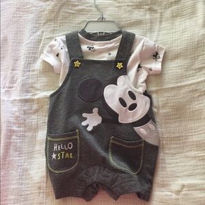 NWT! Cute Disney baby short set!