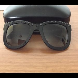 DVF Diane von Furstenberg Studded Sunglasses