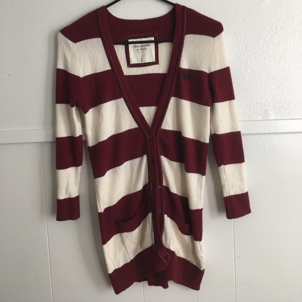 Final call * Striped 2/4 sleeve cardigan