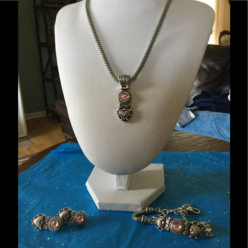 Brighton necklace, bracelet & earrings set