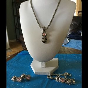 Brighton necklace, bracelet & earrings set