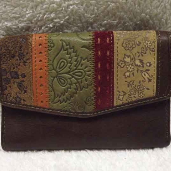 Fossile Dark brown leather wallet - Picture 1 of 4