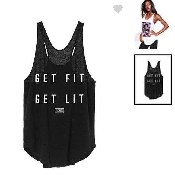 PINK Victoria's Secret Tops - "GET 🏋🏼‍♀️GET 🔥" PINK Tank