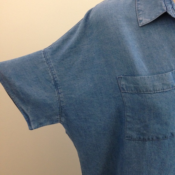 NWT Splendid Chambray Top - Picture 5 of 6
