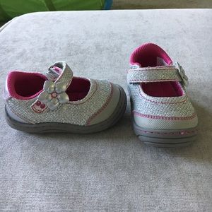 Surprize by Stride Rite sparkle Mary Janes