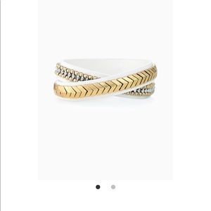 Gilded Path Double Wrap Bracelet.