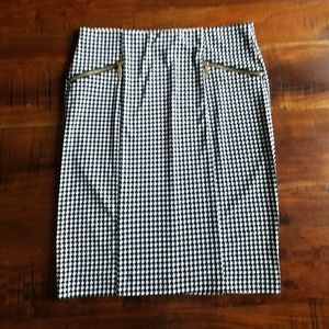 Alfani Houndstooth Pencil Skirt