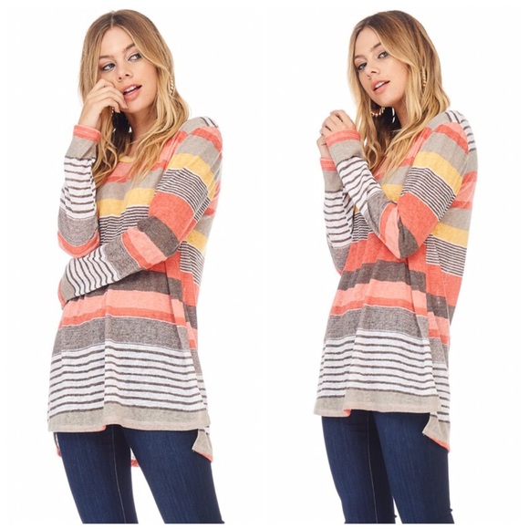 Red Striped Top - Picture 5 of 6