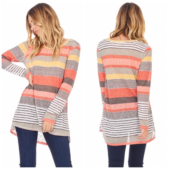 Red Striped Top - Picture 6 of 6