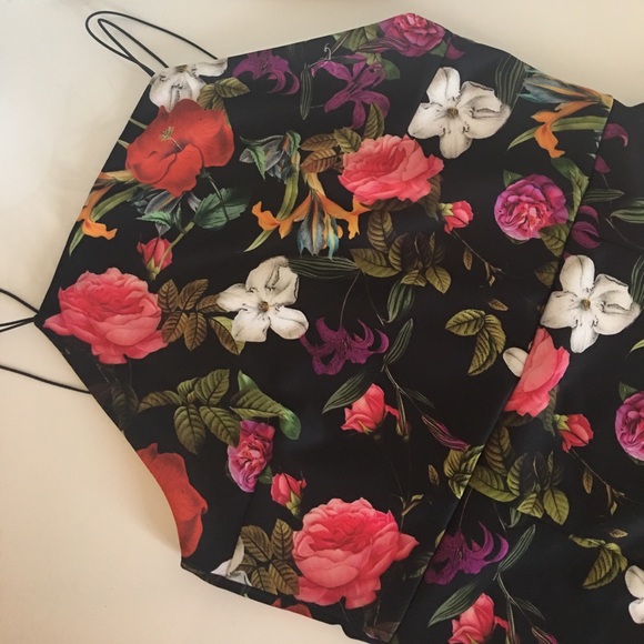 Floral High Neck Midi Pencil Dress -- Multi -- 14 - Picture 2 of 5