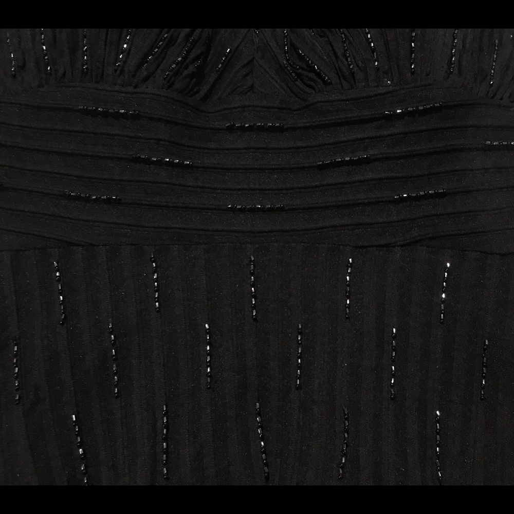 Milli Halter Beaded Top - Black
