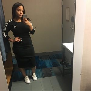 ADIDAS 3striped dress😍