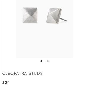 Silver Stella & Dot Cleopatra Studs