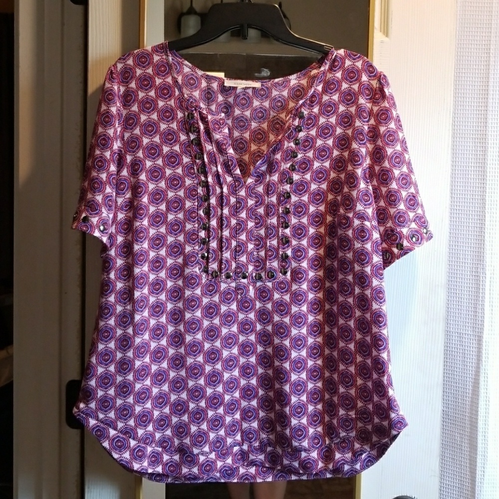 Print studded Blouse