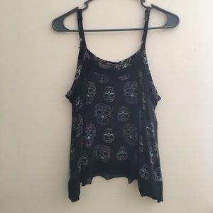 Sugar candy skull tank!