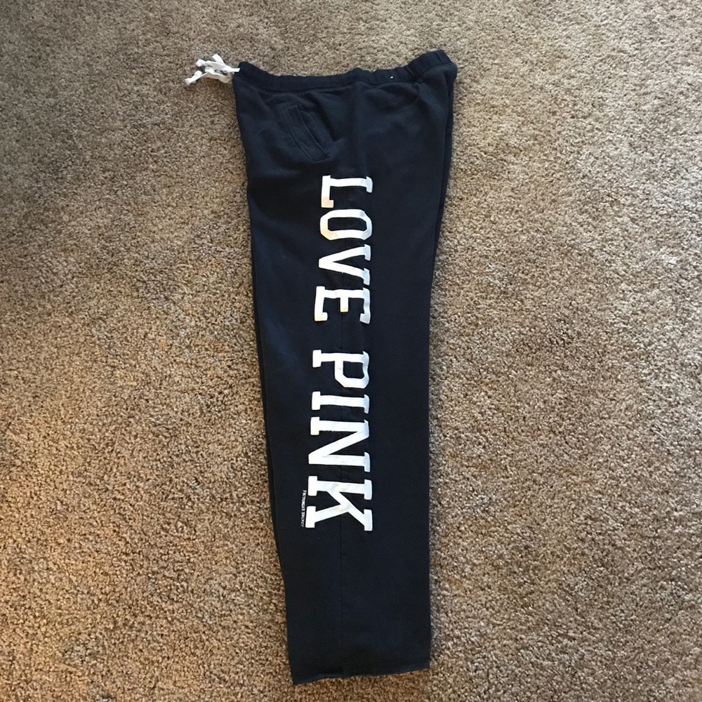 VS Pink brand boyfriend pants.