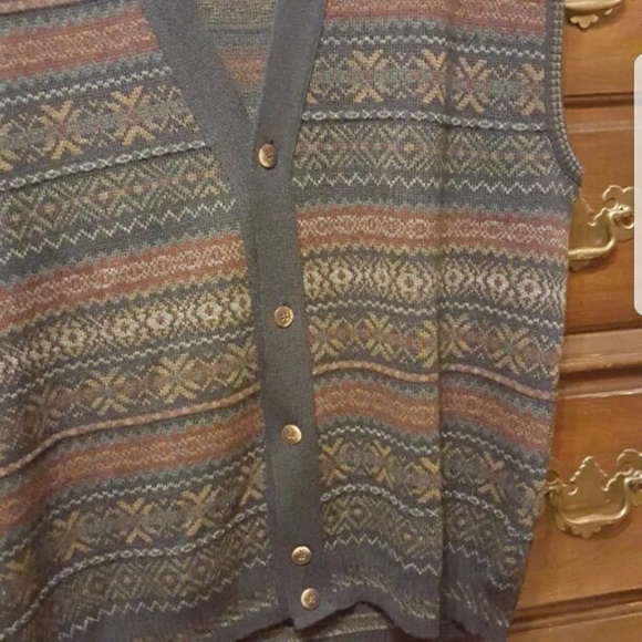 Florence tricot wool vest style sweater - Picture 3 of 4