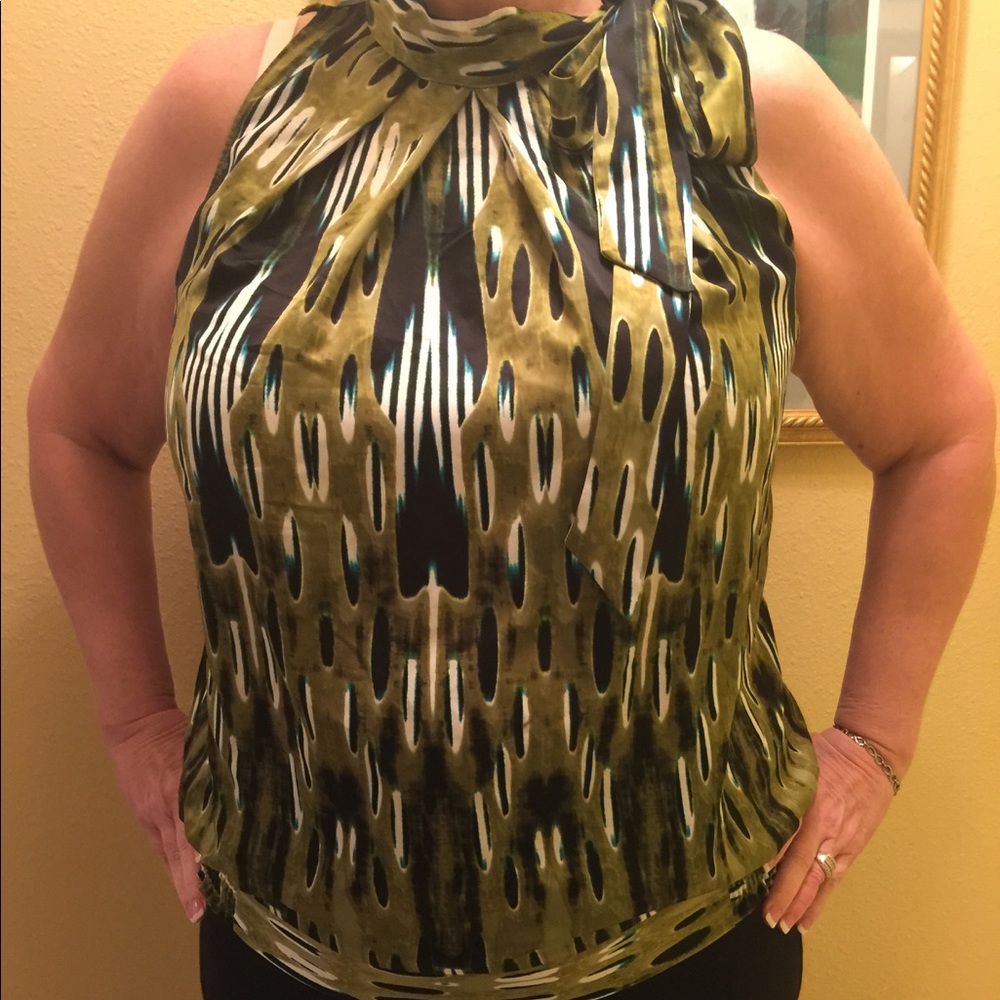 Fun sleeveless top