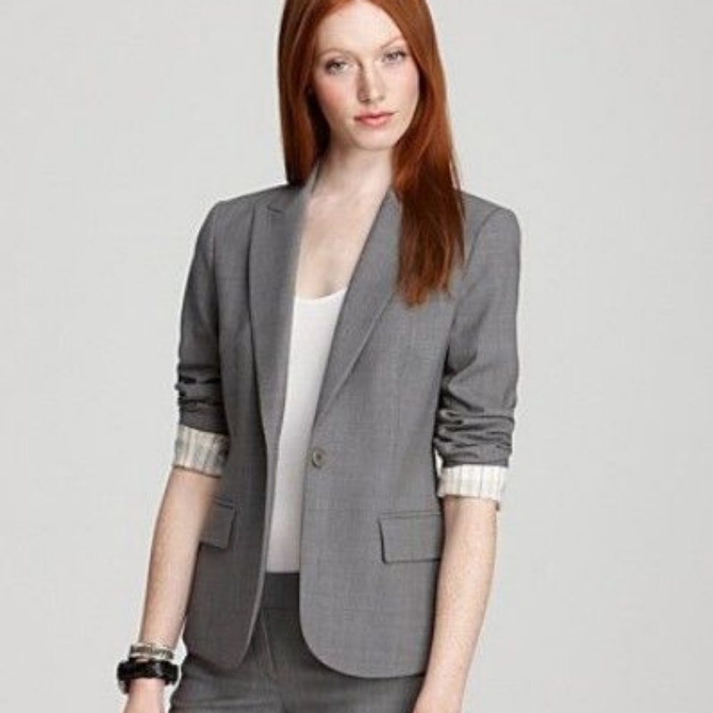 NWOT Theory Blazer in Gray - Picture 1 of 4