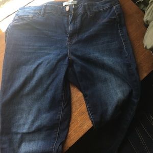 Charlotte Russe dark wash jeggings