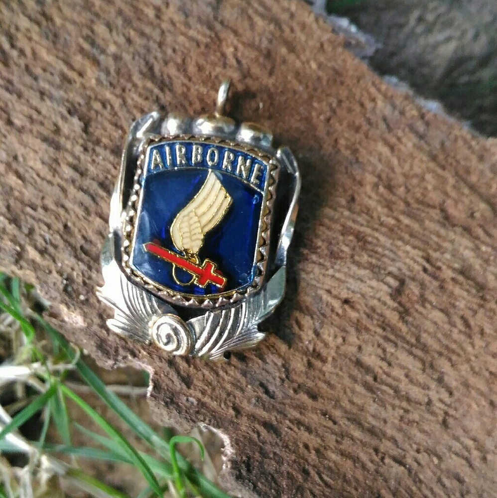 Native American Aviation medal sterling silver