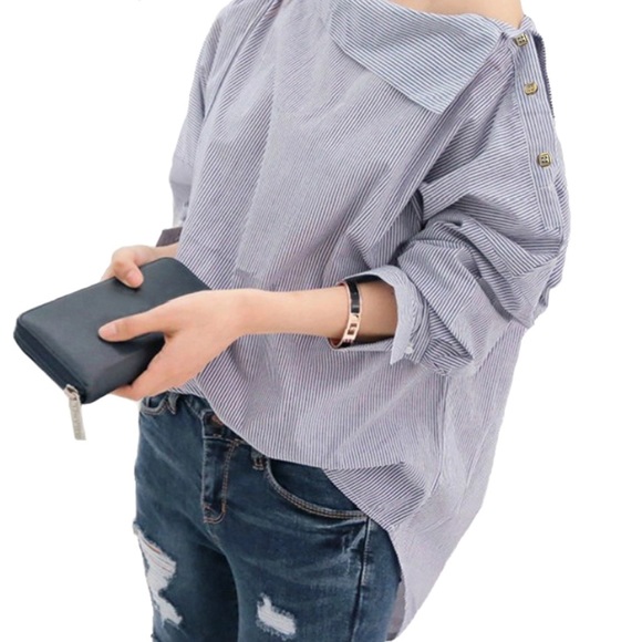 DARLING Tops - CLASSIC PINSTRIPED TOP UPDATED