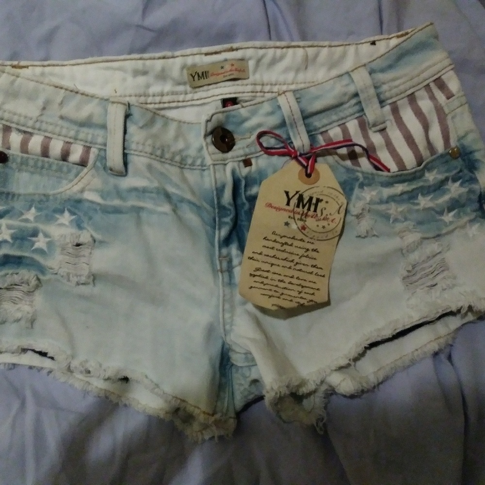 YMI shorts with long pockets