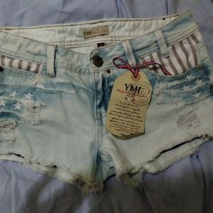 YMI shorts with long pockets