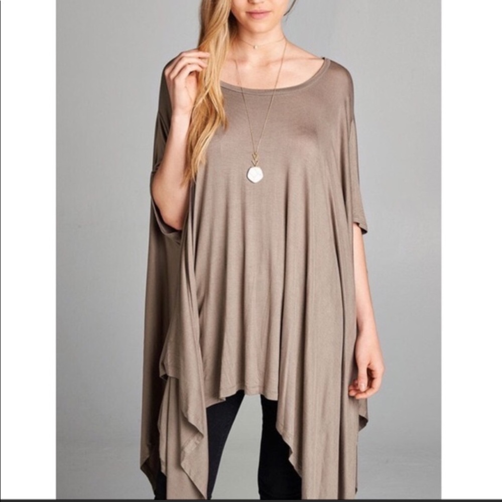 👚JUST IN !!!! LA Asymmetrical Tunic Top