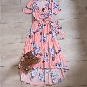 PinkBlush Maternity High Low Dress