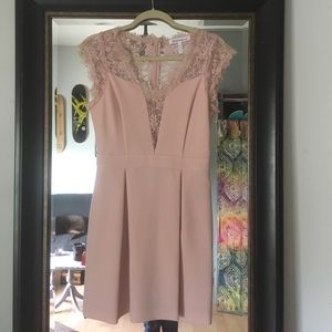 Pale pink lacey dress