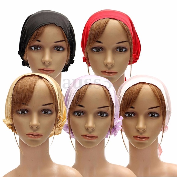 Hair protecting sleeping soft satin head scarf - Picture 4 of 5