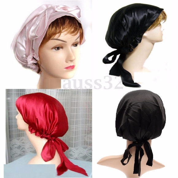 Hair protecting sleeping soft satin head scarf - Picture 5 of 5