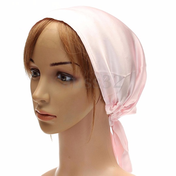 Hair protecting sleeping soft satin head scarf - Picture 2 of 5