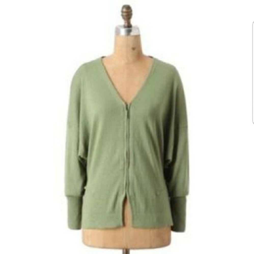Anthropologie Split Diffence Cardigan