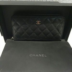 Chanel Gusset Zip Wallet Chanel Gusset Zip Wallet