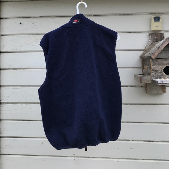Purple fleece zip up vest - Picture 2 of 2