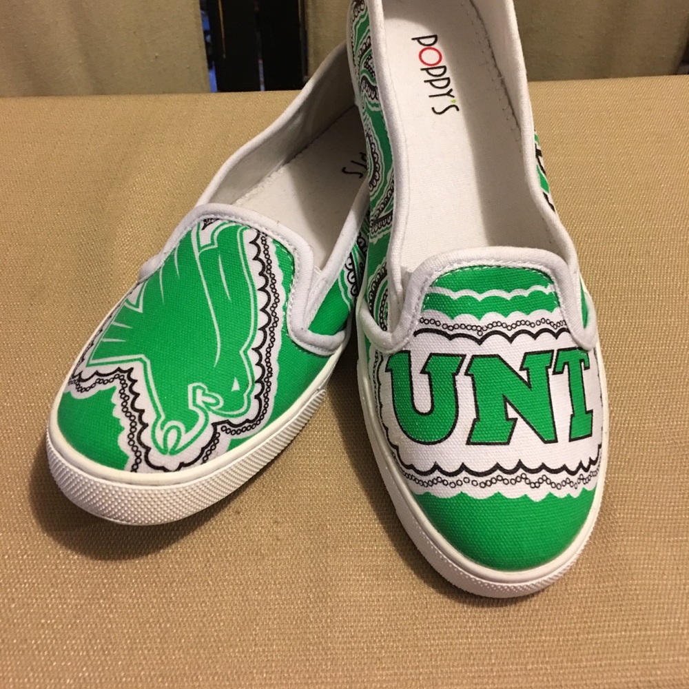 UNT School Spirit Canvas Shoes