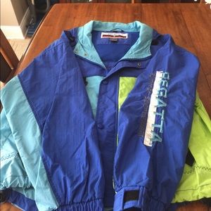 Men's Jacket with zipper and button down front