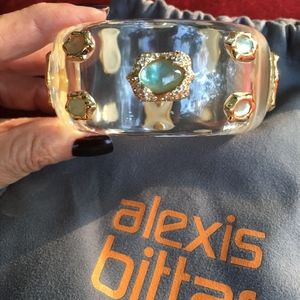 Alexis Bittar Bangle with Duster, NEVER WORN.