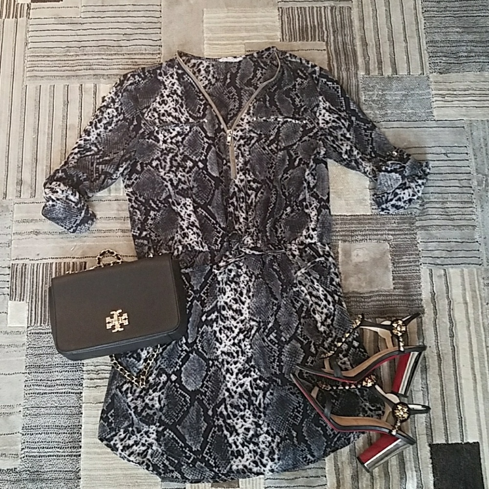 A'GACI Animal Print Dress