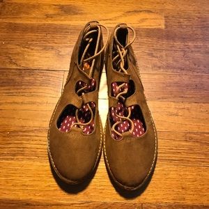Modcloth Rocket dog lace up flats